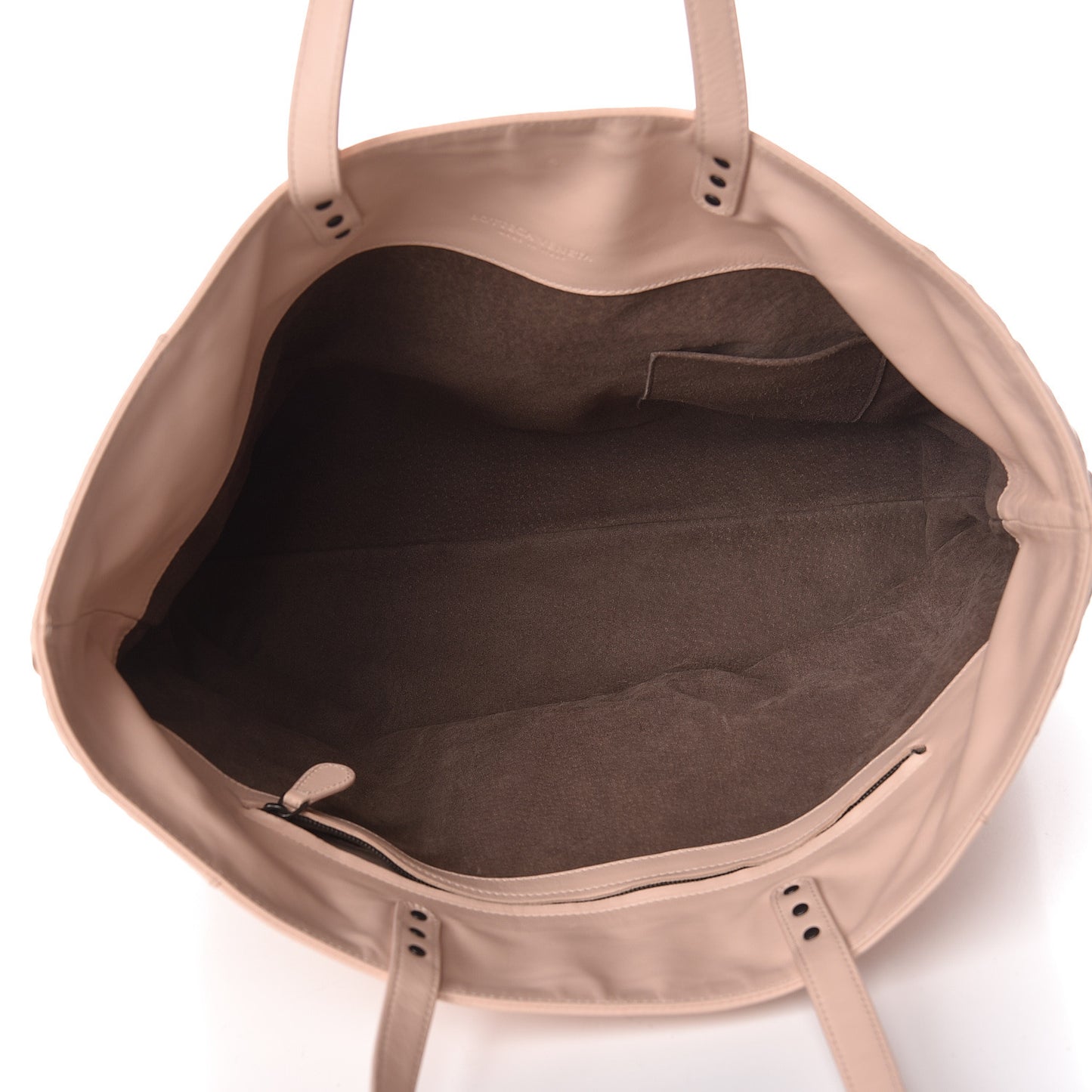 Nappa Intrecciato Tote Bag Petal Pink
