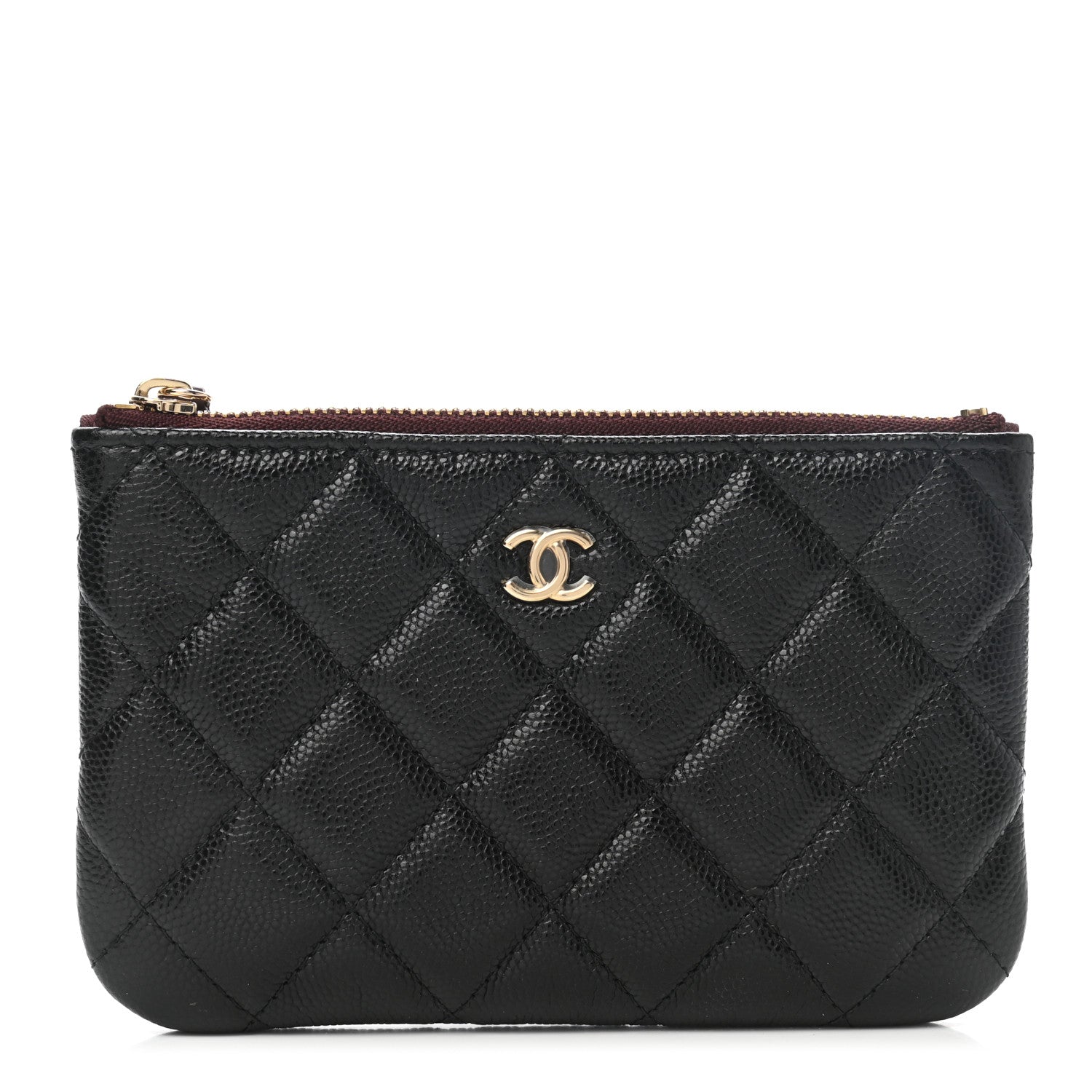 Chanel Caviar Quilted Small Cosmetic Case Black 1 of 8