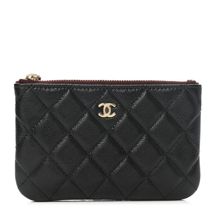 Chanel Caviar Quilted Small Cosmetic Case Black 1 of 8