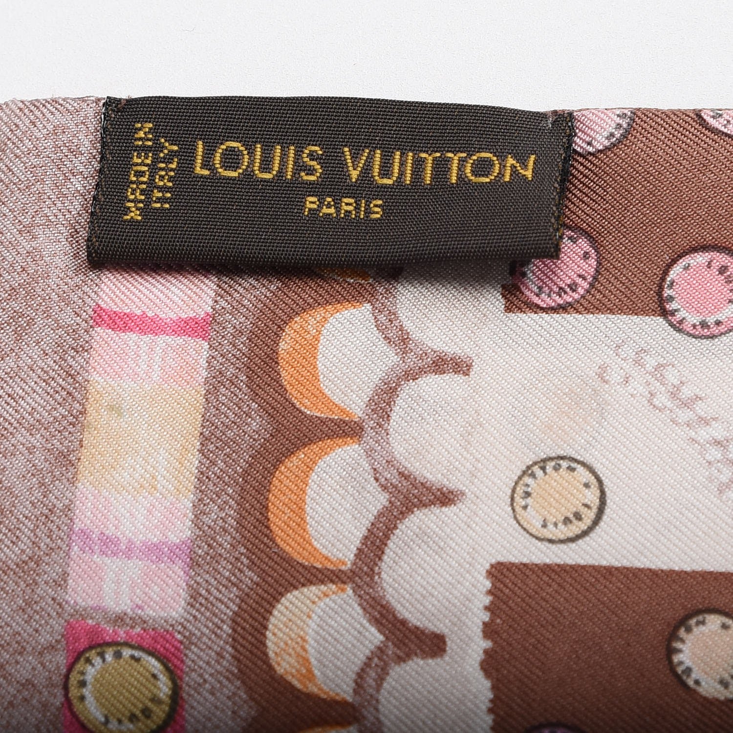 Louis Vuitton Silk Escale Bandeau Pink 5 of 5