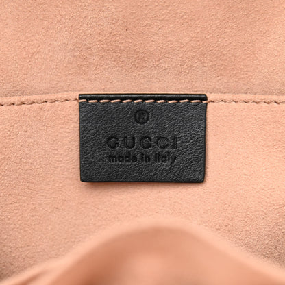 Gucci Calfskin Matelasse GG Marmont Dome Backpack Black 6 of 10