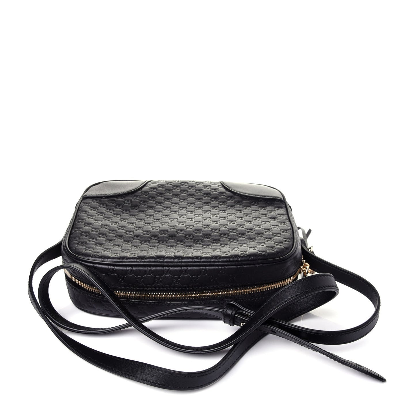 Microguccissima Mini Bree Messenger Bag Black