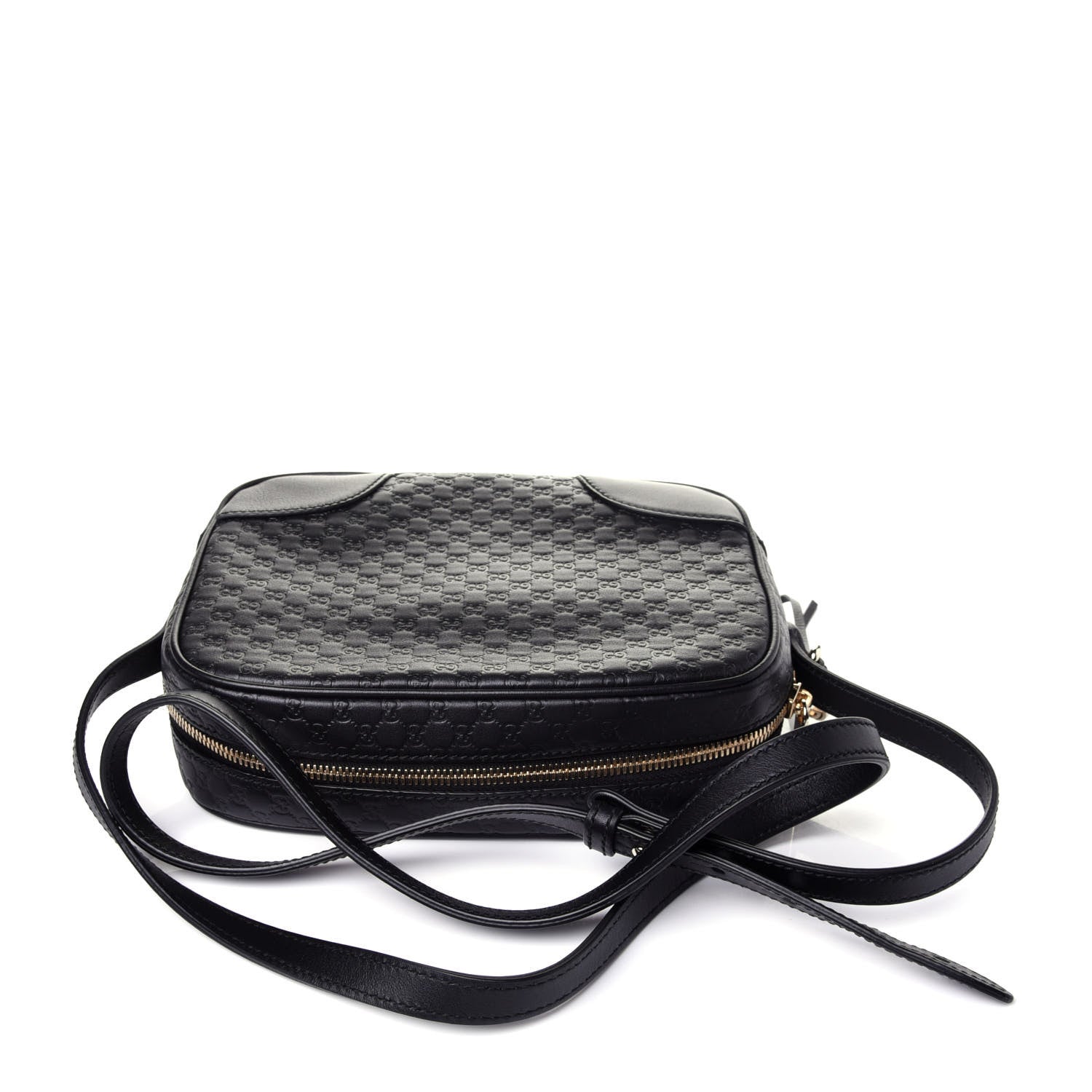 Gucci Microguccissima Mini Bree Messenger Bag Black 10 of 10
