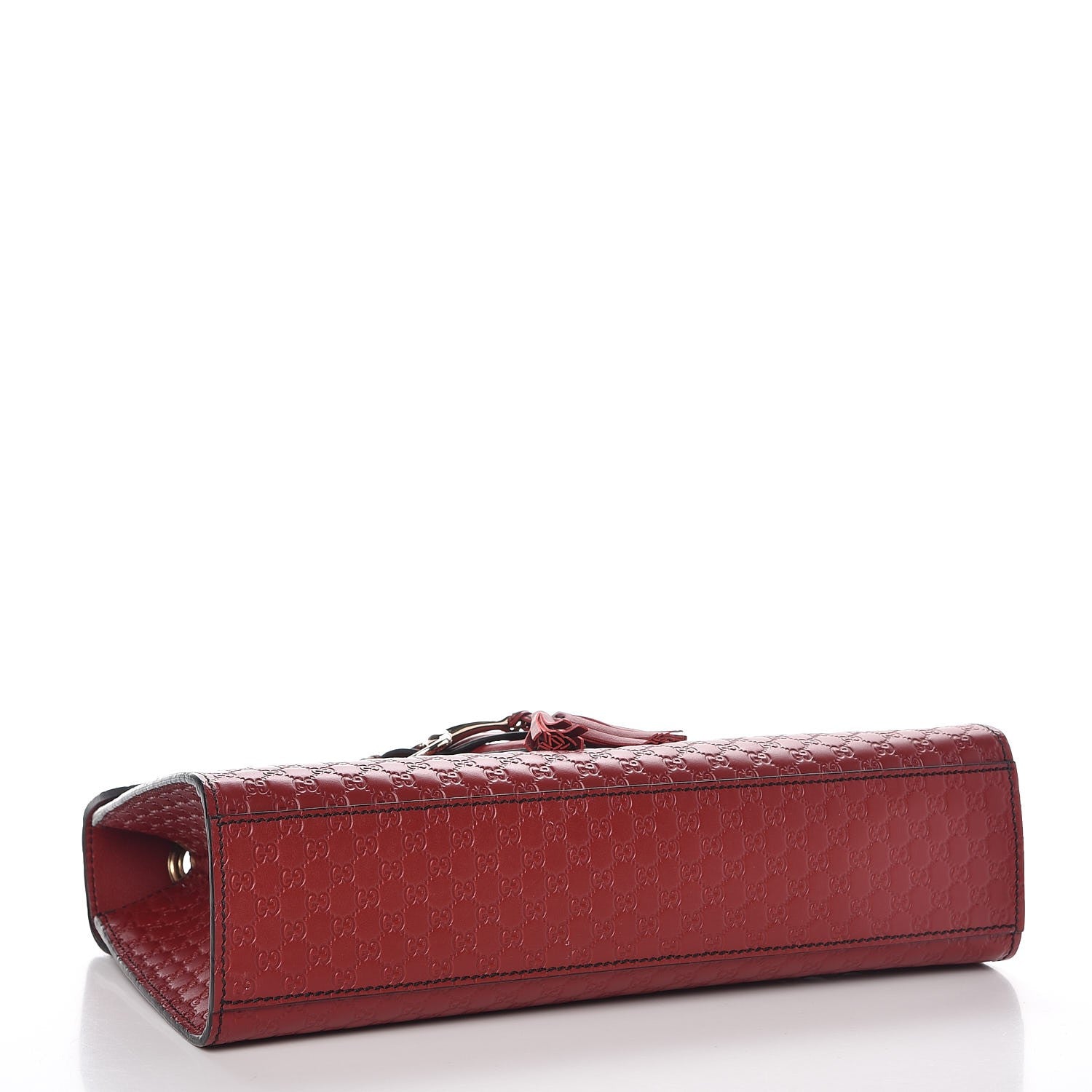 Gucci Microguccissima Medium Emily Chain Shoulder Bag Red 4 of 8