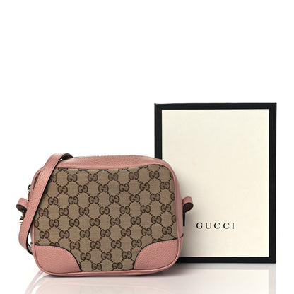Gucci Monogram Mini Bree Messenger Bag Beige Soft Pink 12 of 12