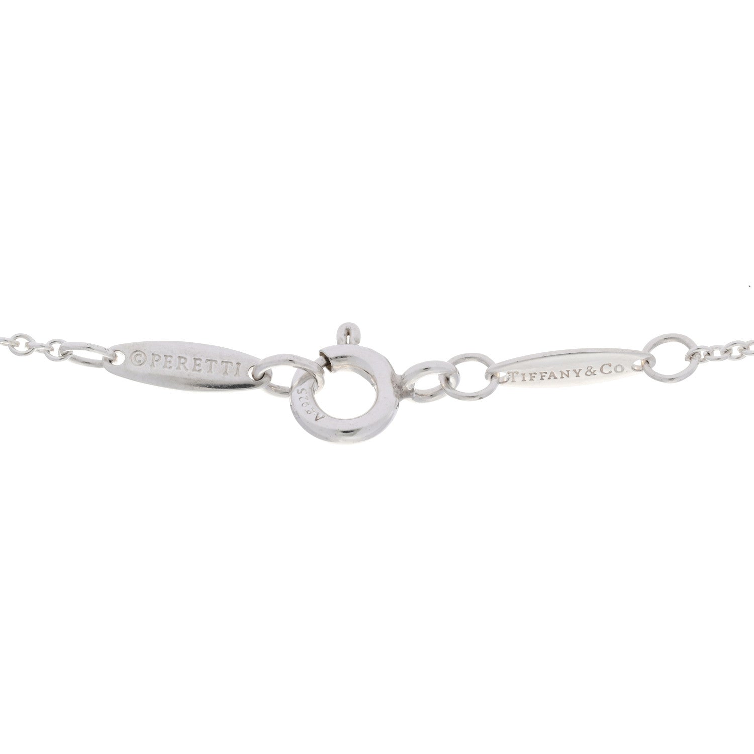 Tiffany Sterling Silver Aquamarine Elsa Peretti Color By The Yard Sprinkle Necklace 4 of 6
