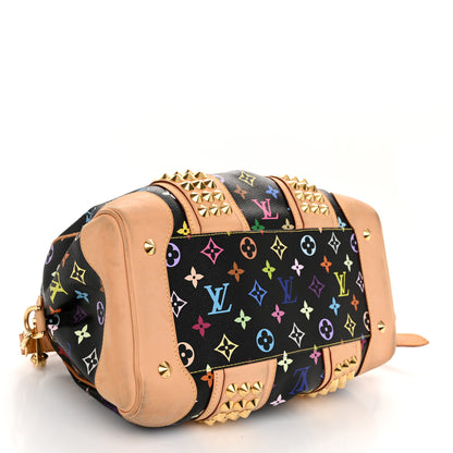 Louis Vuitton Monogram Multicolor Courtney MM Black 4 of 12