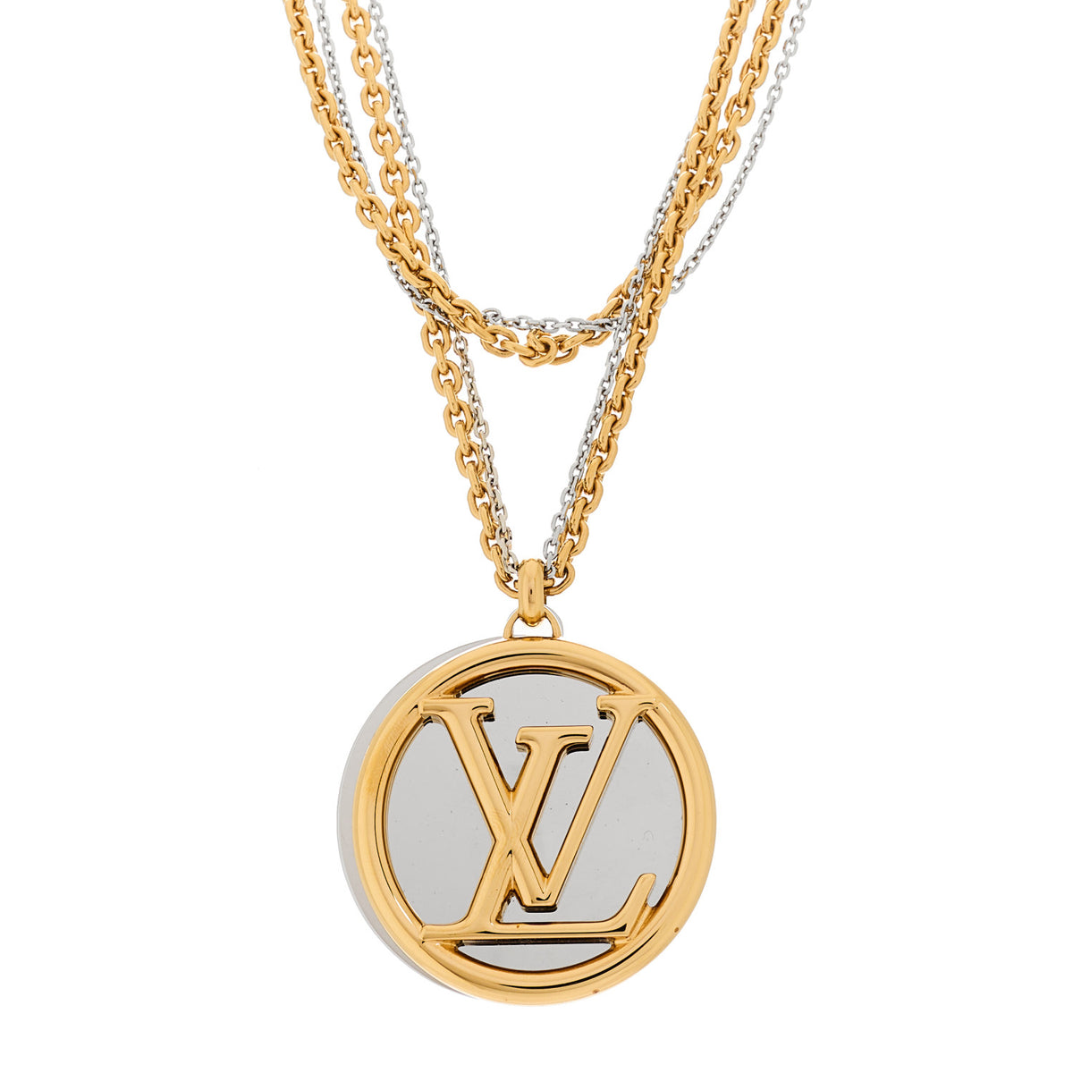 Louis Vuitton Louise Long Necklace Gold 1 of 7