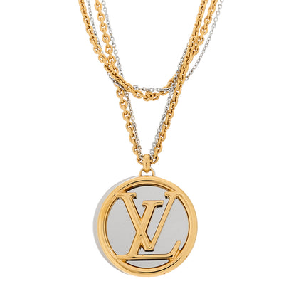 Louis Vuitton Louise Long Necklace Gold 1 of 7