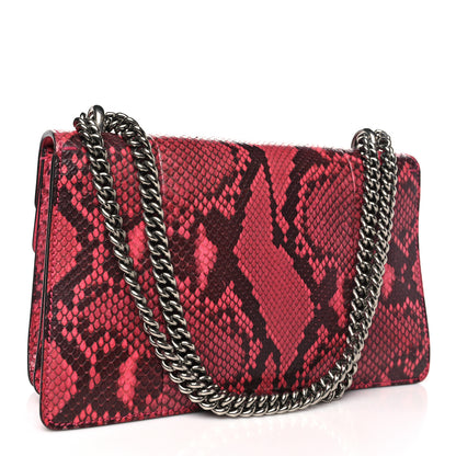 Gucci Snakeskin Small Dionysus Shoulder Bag Hot Pink 3 of 10