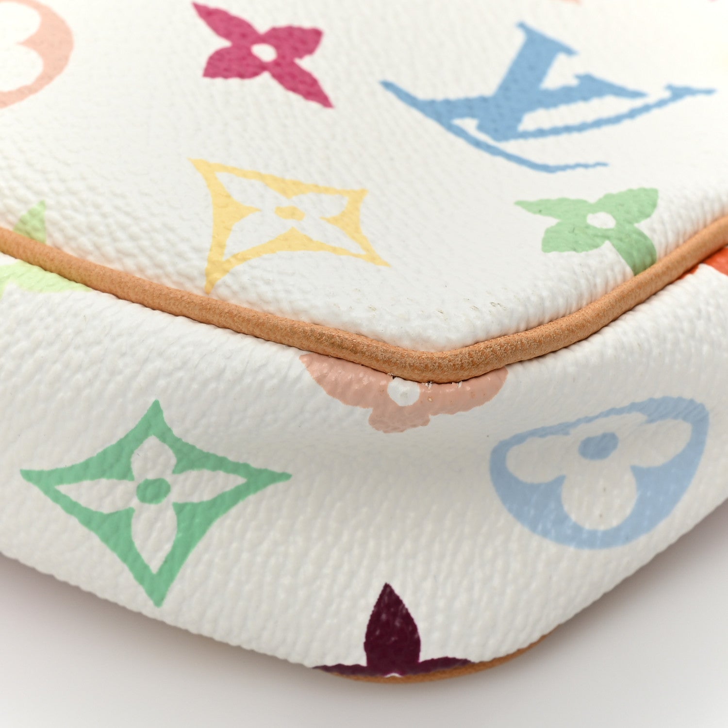 Louis Vuitton Monogram Multicolor Pochette Accessories White 11 of 13
