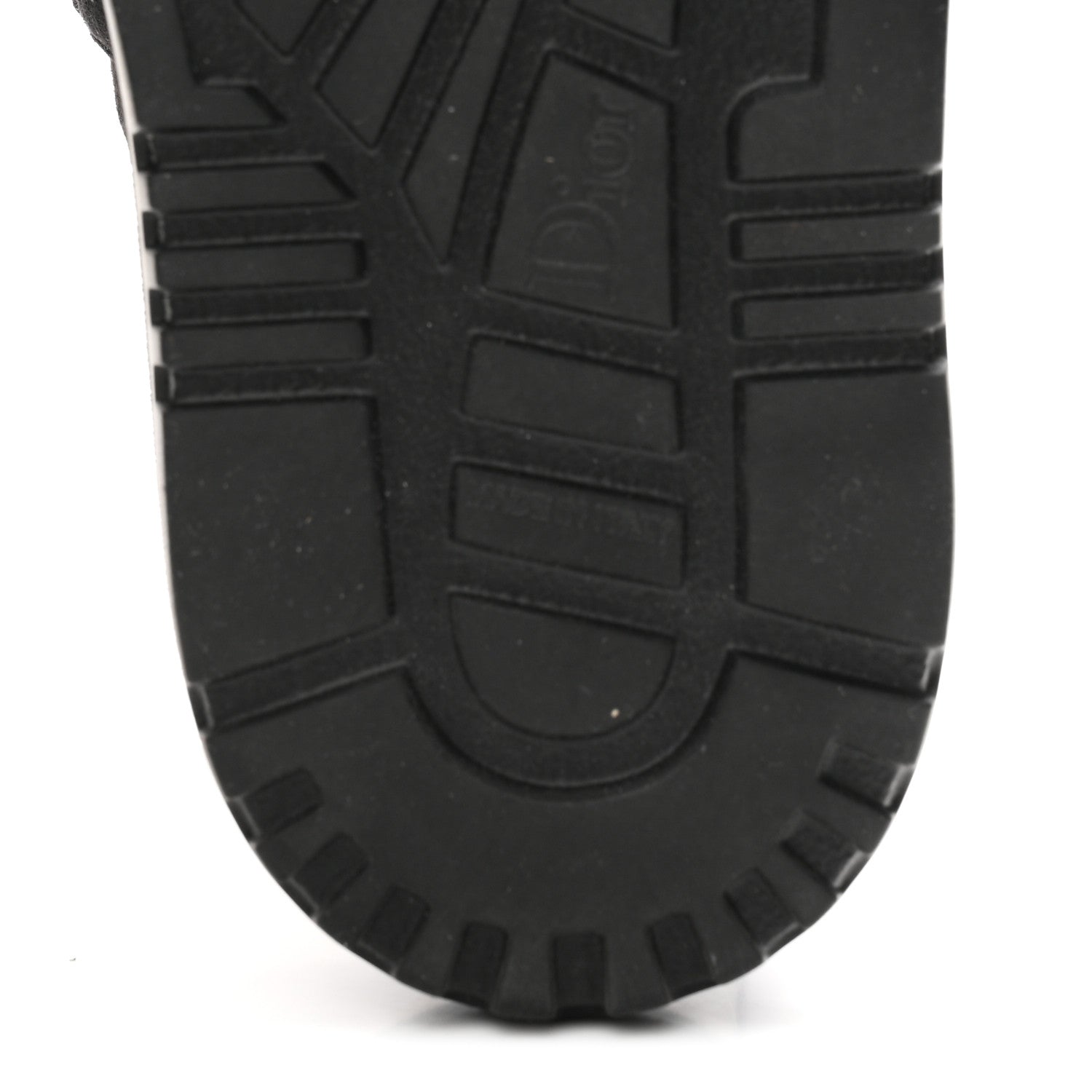 Christian Dior Suede Goatskin Shearling Effect Dioract 10mm Slide Sandals 35.5 Black 7 of 10