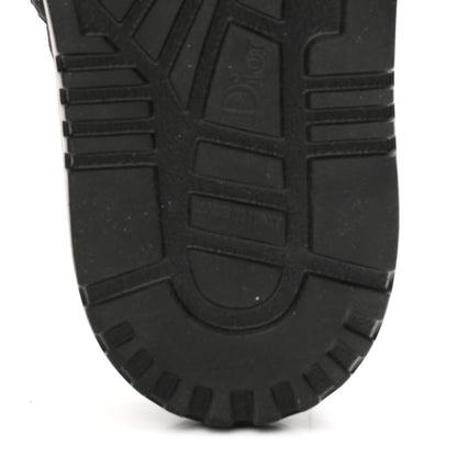 Christian Dior Suede Goatskin Shearling Effect Dioract 10mm Slide Sandals 35.5 Black 7 of 10