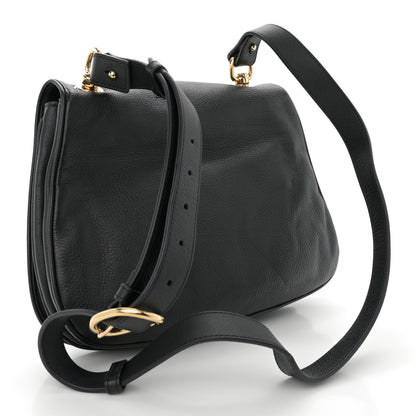 Gucci Roxy Calfskin Web Medium Blondie Top Handle Shoulder Flap Bag Black 3 of 13