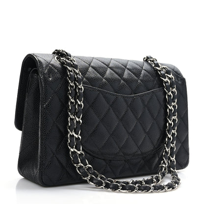 Chanel Caviar Quilted Medium Double Flap Black 3 of 9