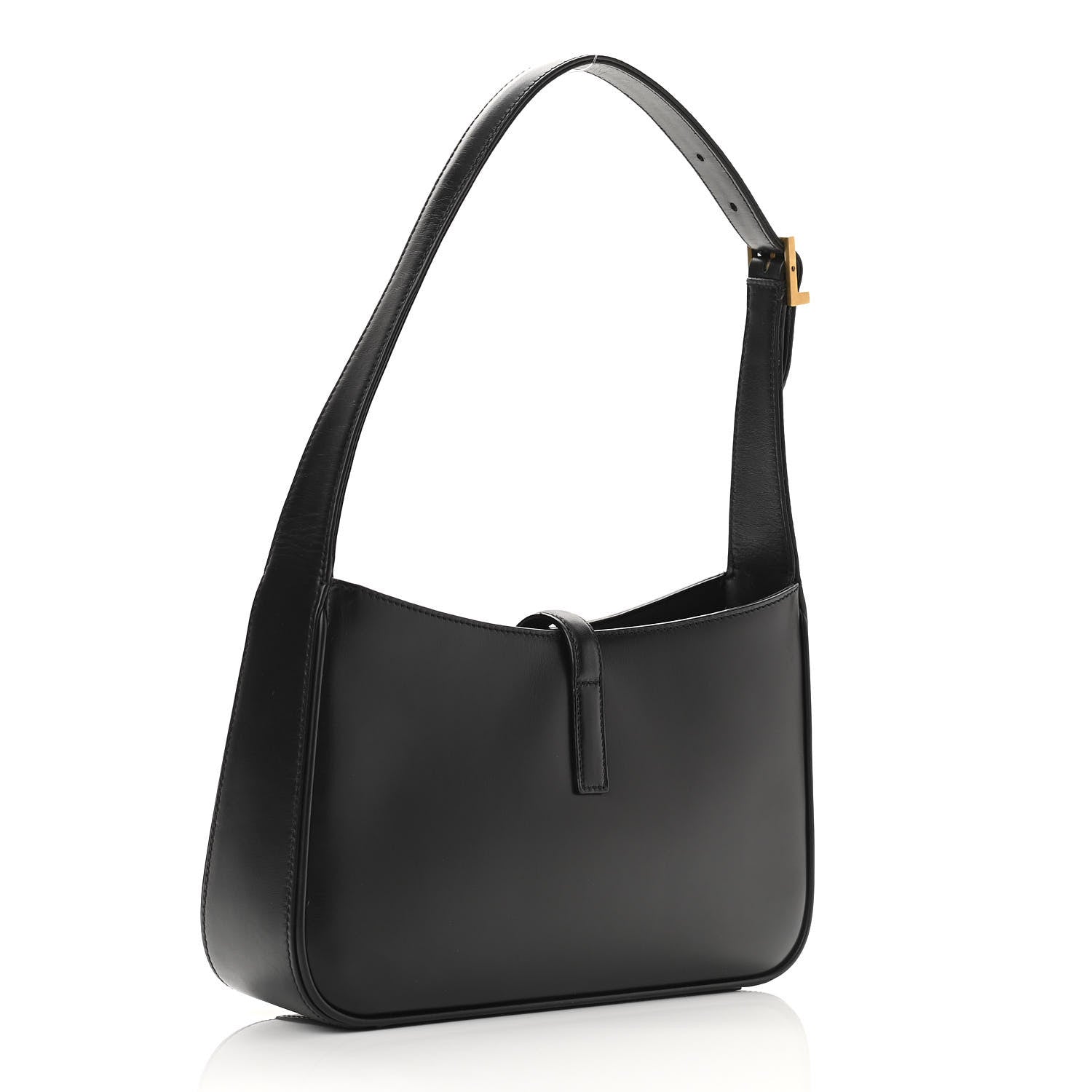 Saint Laurent Smooth Calfskin Le 5 A 7 Hobo Black 3 of 9