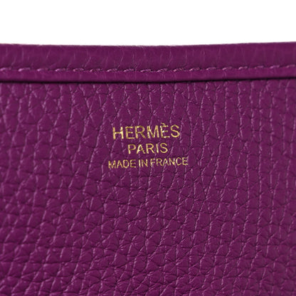 Hermes Taurillon Clemence Evelyne III GM Anemone 6 of 11