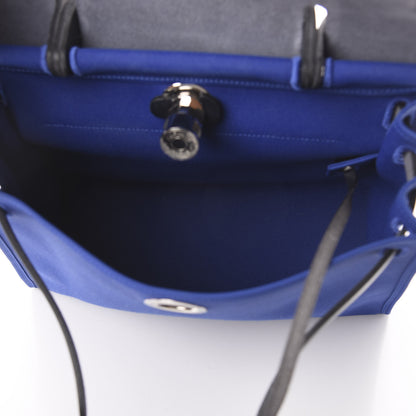 Hermes Toile Vache Hunter Herbag Zip 31 PM Bleu Electrique Bleu Indigo 4 of 7