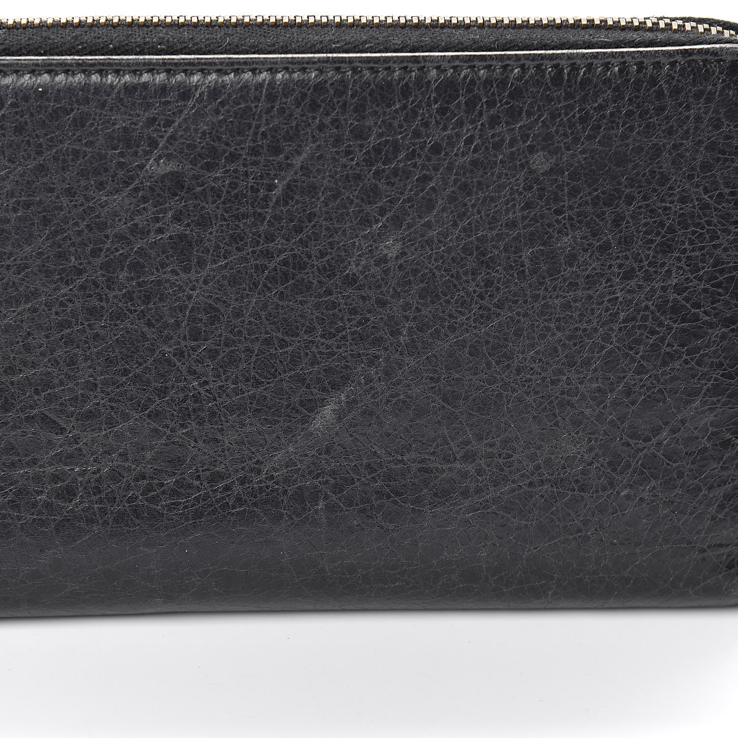 Balenciaga Agneau Classic Hardware Continental Zip Around Wallet Black 11 of 14