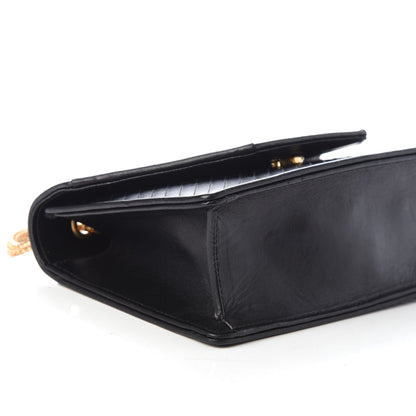 Saint Laurent Calfskin Matelasse Small Betty Black 8 of 9