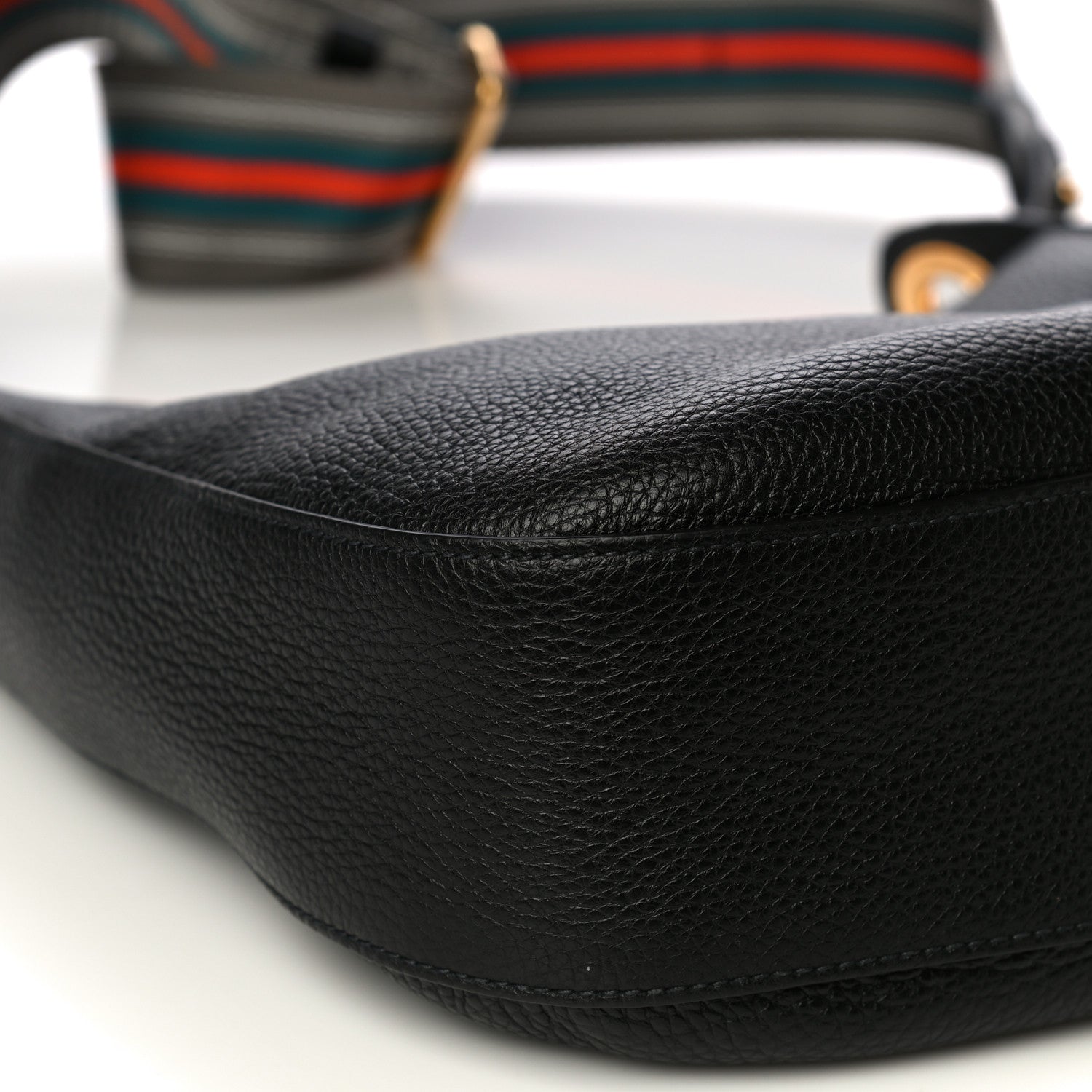 Prada Vitello Phenix Zippered Messenger Hobo Black 6 of 12