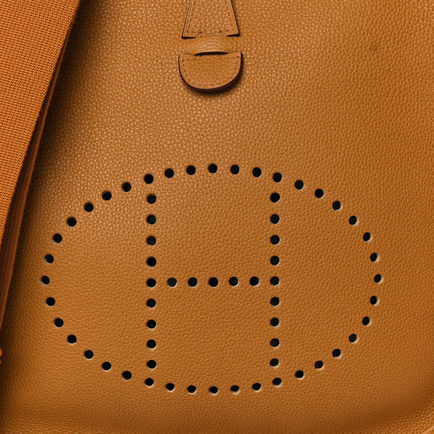 Hermes Taurillon Clemence Evelyne III PM Sesame 7 of 10