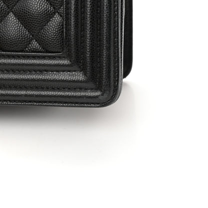 Chanel Caviar Quilted Small Boy Flap Black 11 of 11