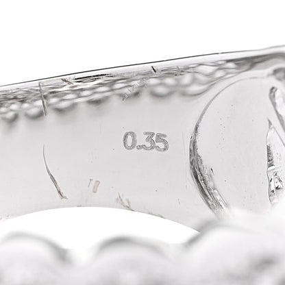 Parker & West by FASHIONPHILE 18K White Gold Diamond .35ctw Milgrain Band Ring  53 6.25 5 of 5