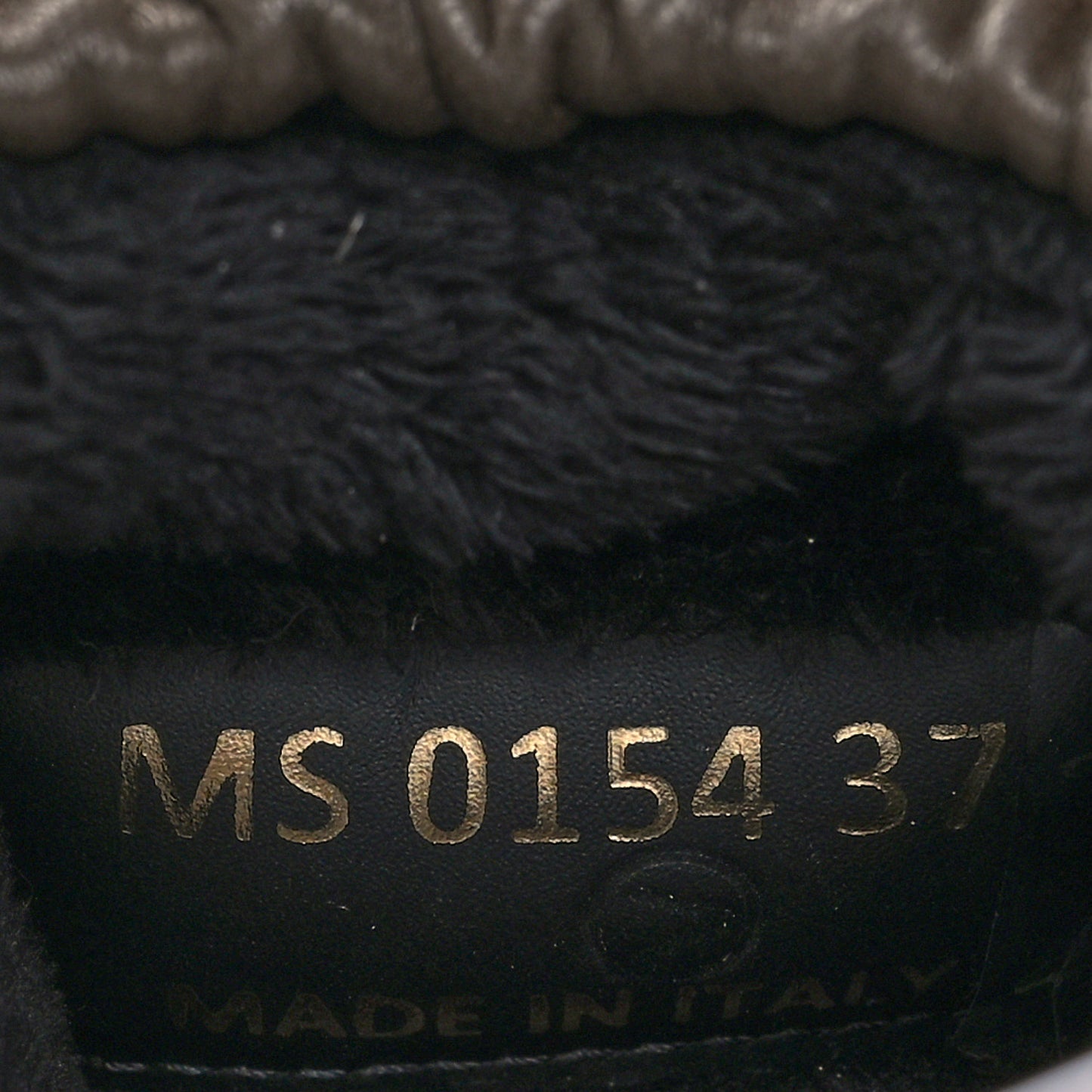 Beaver Calfskin Monogram Off Piste Flat Half Boots 37 Brown
