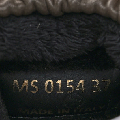 Louis Vuitton Beaver Calfskin Monogram Off Piste Flat Half Boots 37 Brown 6 of 7