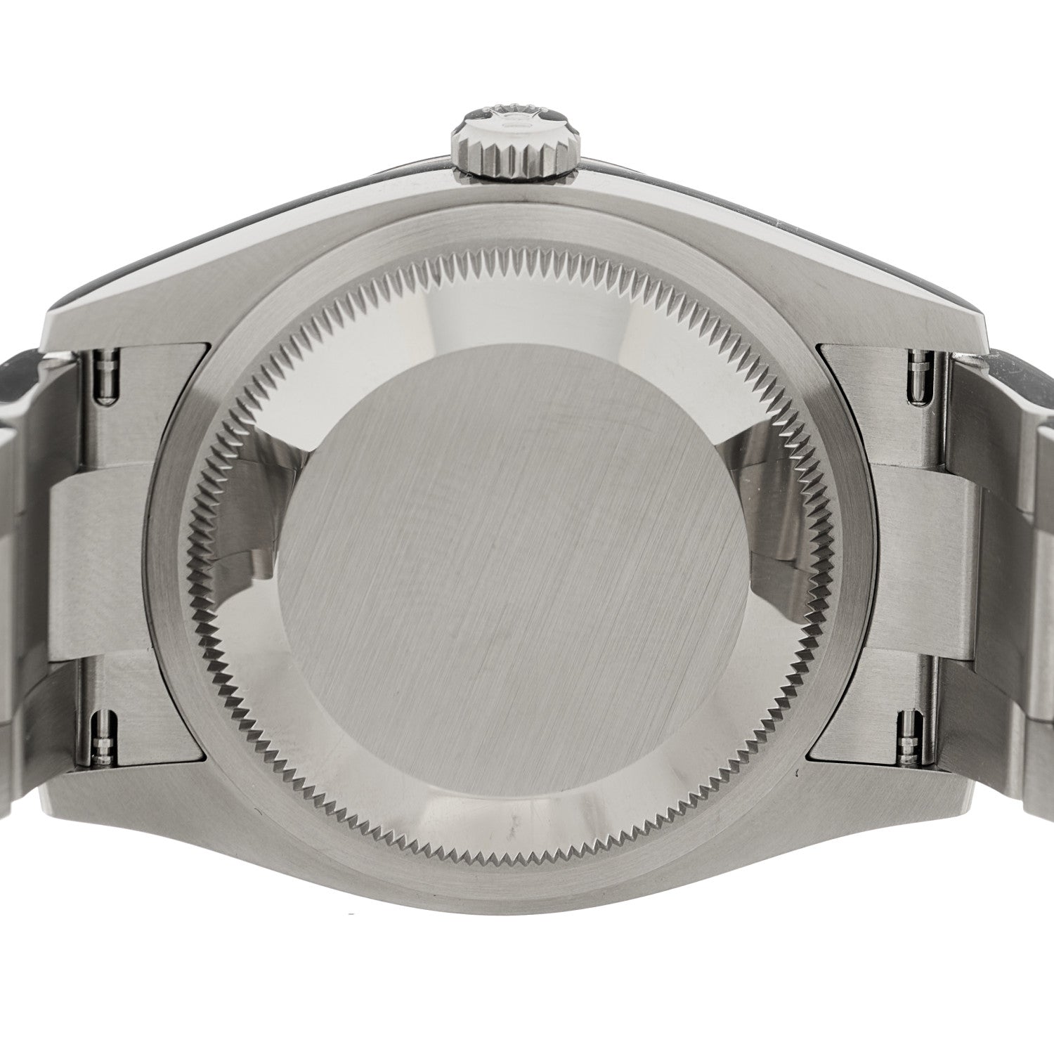 Rolex Stainless Steel 18K White Gold Diamond 36mm Oyster Perpetual Datejust Watch Blue Fluted 126234 4 of 5