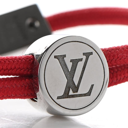 Louis Vuitton Nylon LV Space Bracelet Rouge 7 of 9