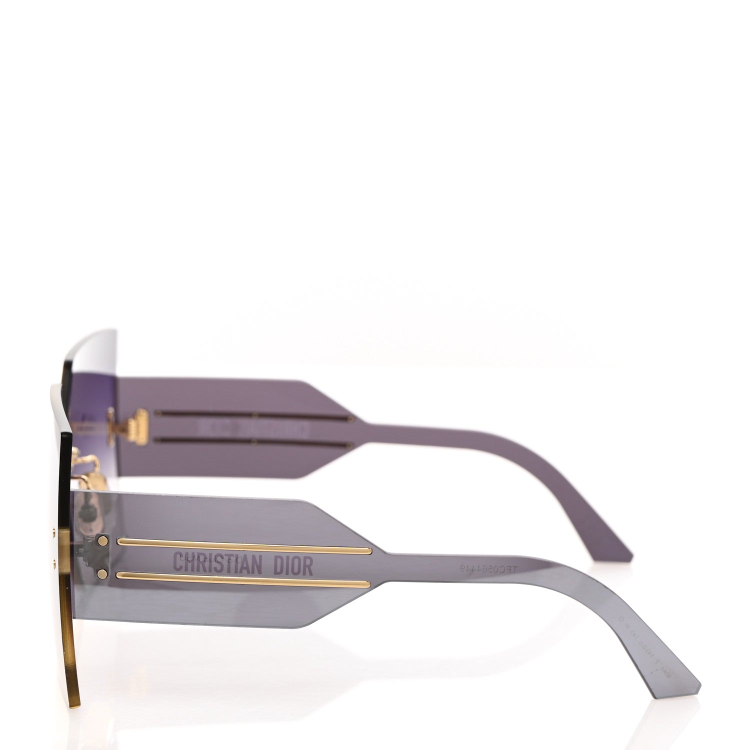 Christian Dior Acetate Diorclub M5U Mask Sunglasses Gray 3 of 9