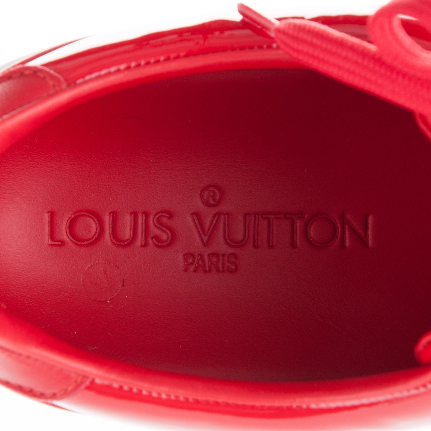 Patent Calfskin Frontrow Sneakers 36.5 Rouge