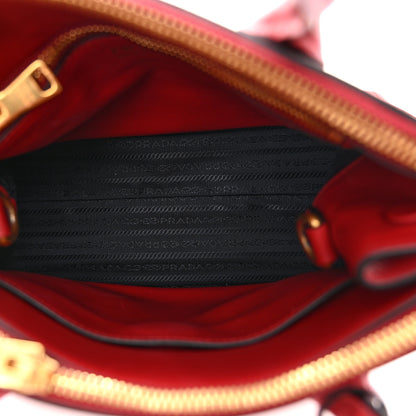 Prada Saffiano City Calfskin Small Paradigme Bag Red 5 of 13