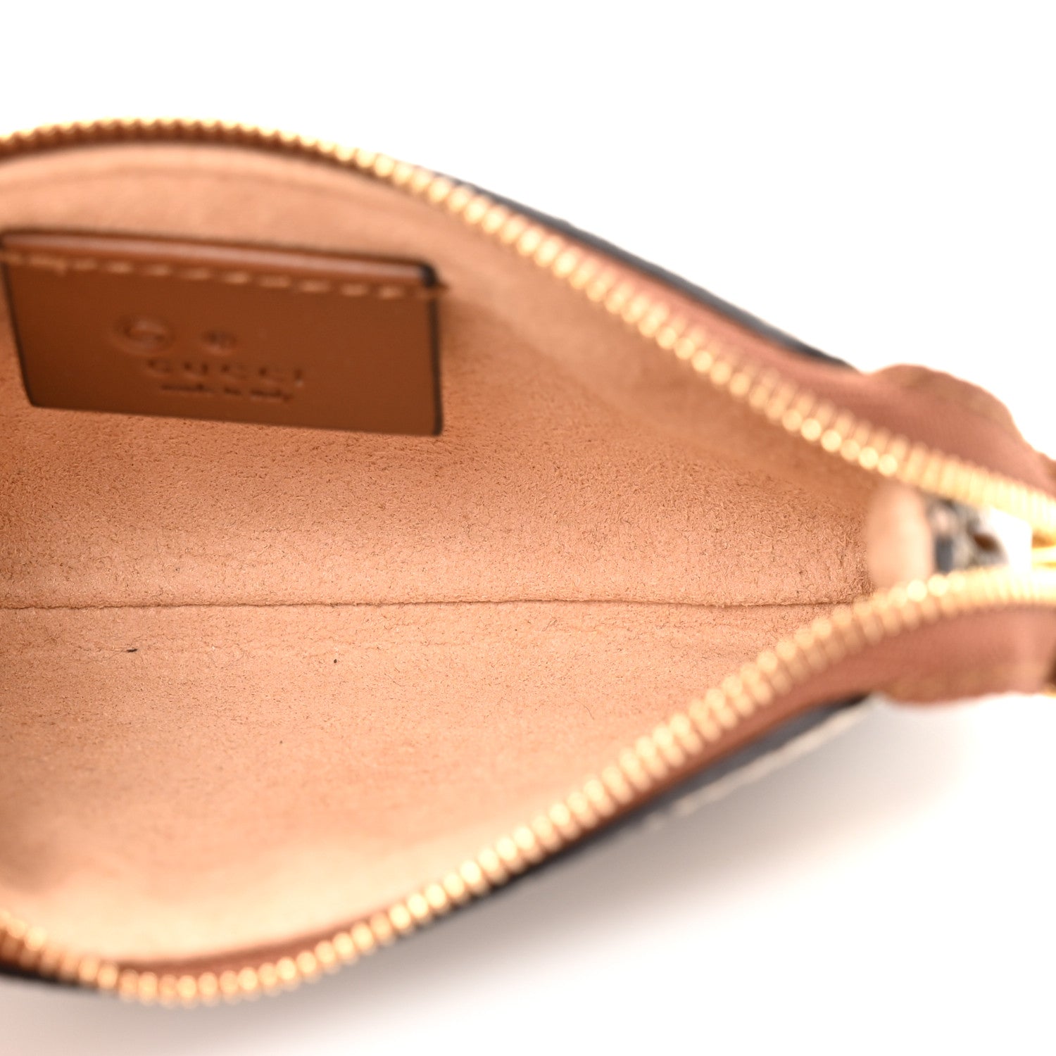 Gucci GG Supreme Monogram Key Case Beige Ebony Cuir 5 of 8