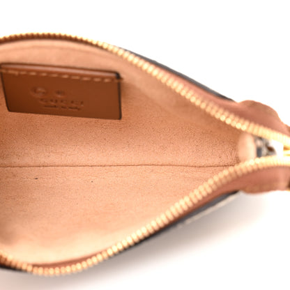 Gucci GG Supreme Monogram Key Case Beige Ebony Cuir 5 of 8