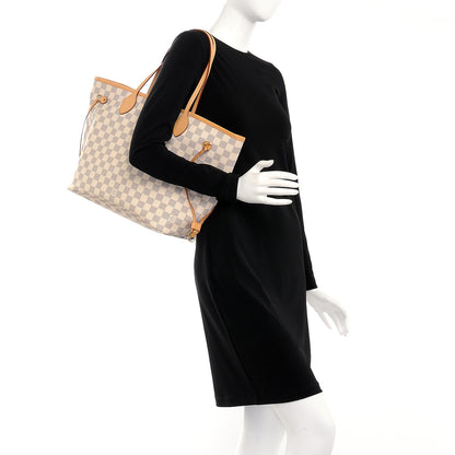 Louis Vuitton Damier Azur Neverfull MM 2 of 8