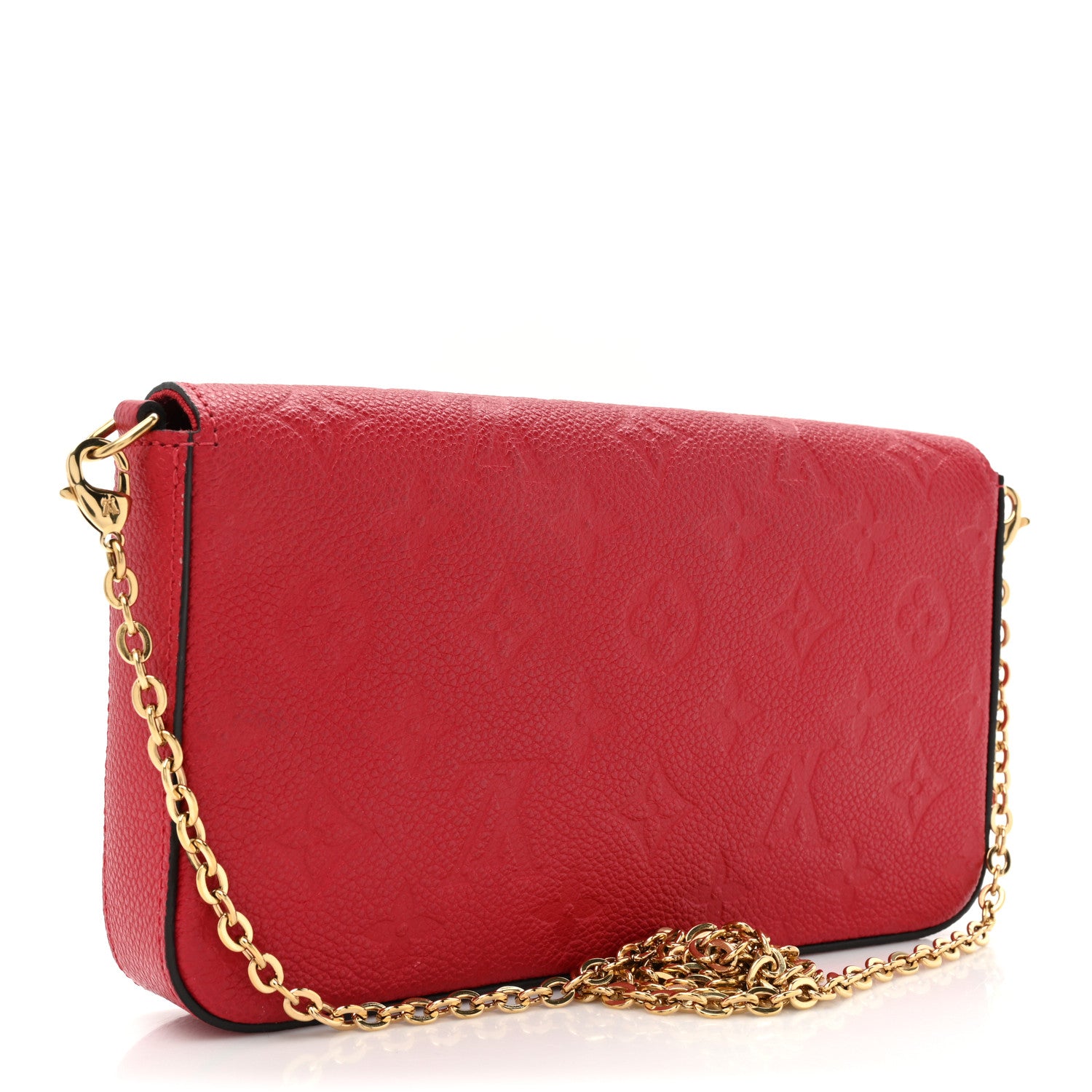 Louis Vuitton Empreinte Pochette Felicie Chain Wallet Scarlet 4 of 17