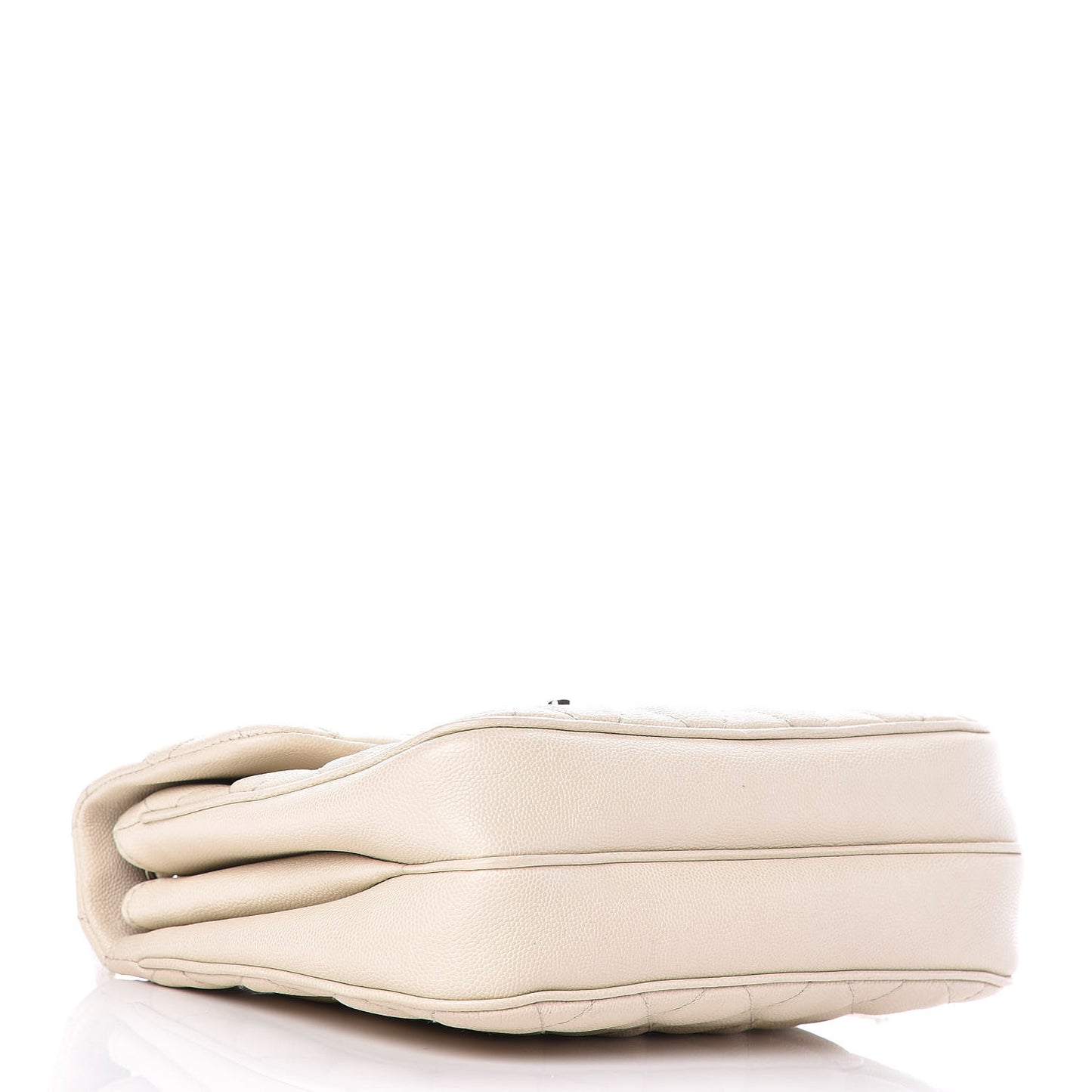 Caviar Quilted Medium Urban Companion Flap White