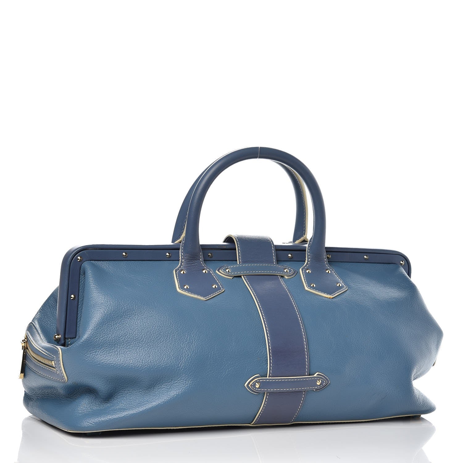 Louis Vuitton Suhali L'Ingenieux GM Blue 3 of 14