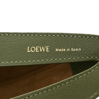 Loewe Satin Calfskin Jacquard Small Luna Bag Avocado Green 6 of 10