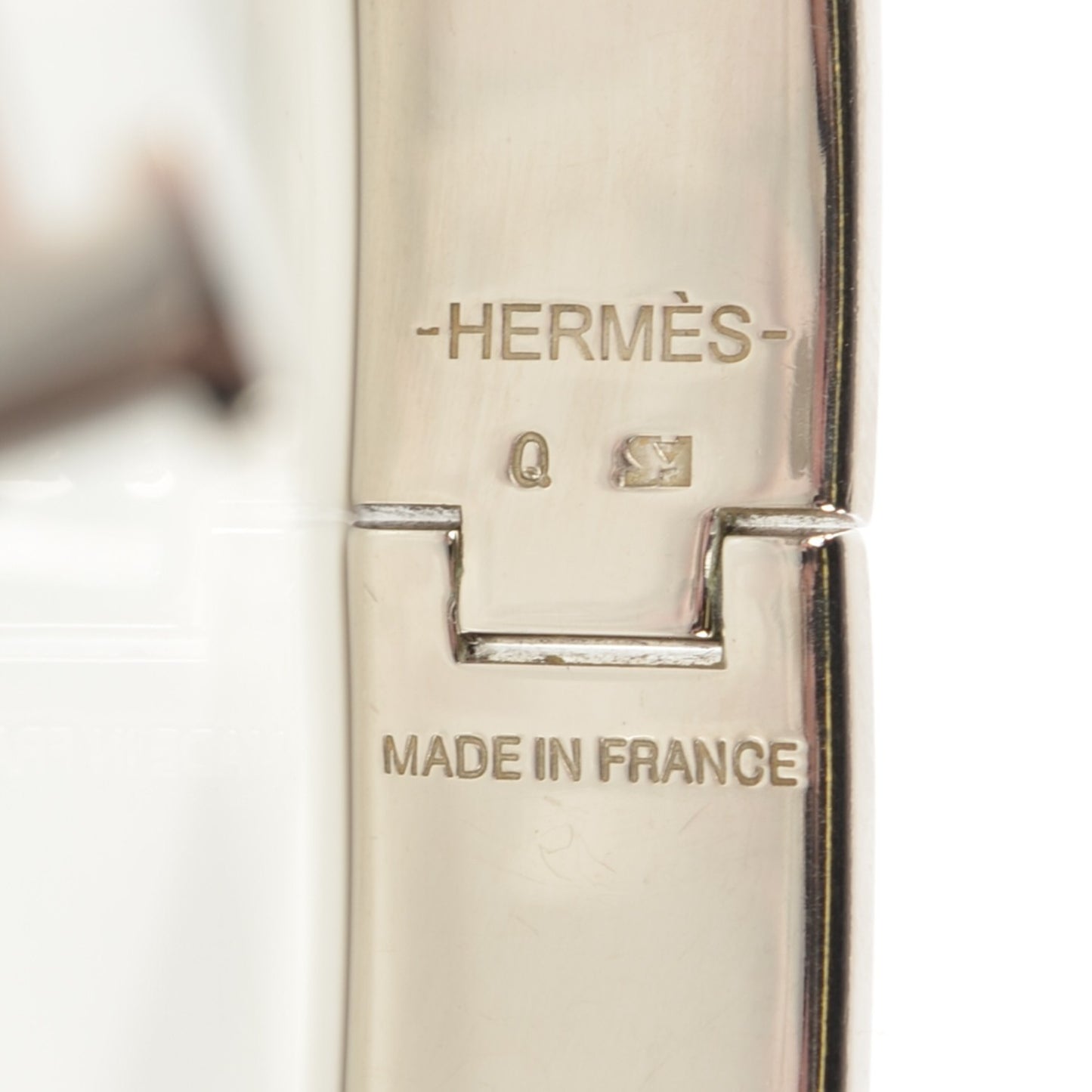 Enamel Narrow Clic Clac H Bracelet GM Orange