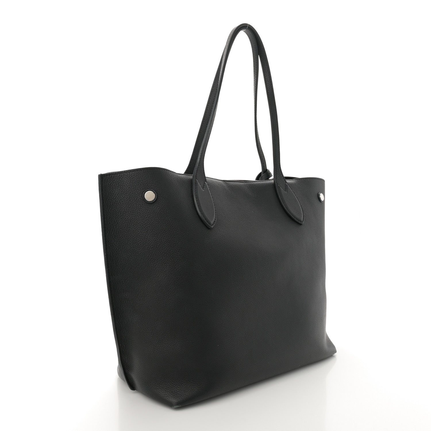 Louis Vuitton Calfskin Lockme Go Tote Black 3 of 12
