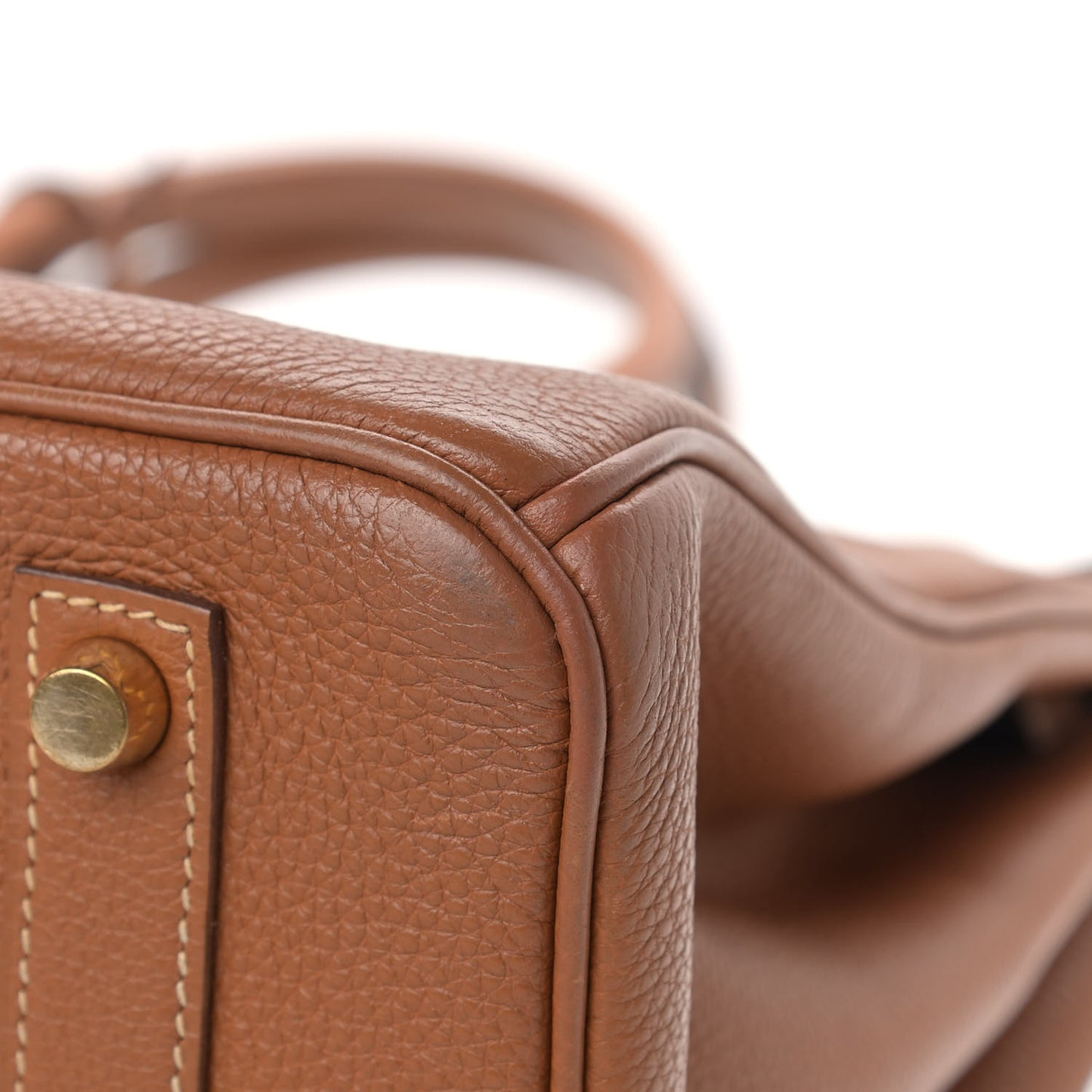 Taurillon Clemence Birkin 35 Gold
