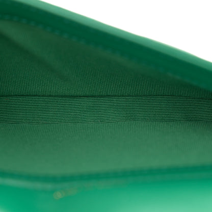 Chanel Lambskin Quilted Flap Phone Holder With Chain Green 5 of 13