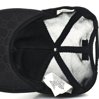 Gucci Nylon Monogram Baseball Hat M Black 4 of 4