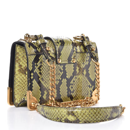 Prada Python Cahier Bag Green 3 of 6