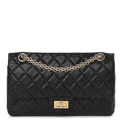Chanel Aged Calfskin Quilted 2.55 Reissue 225 Flap Black 1 of 14
