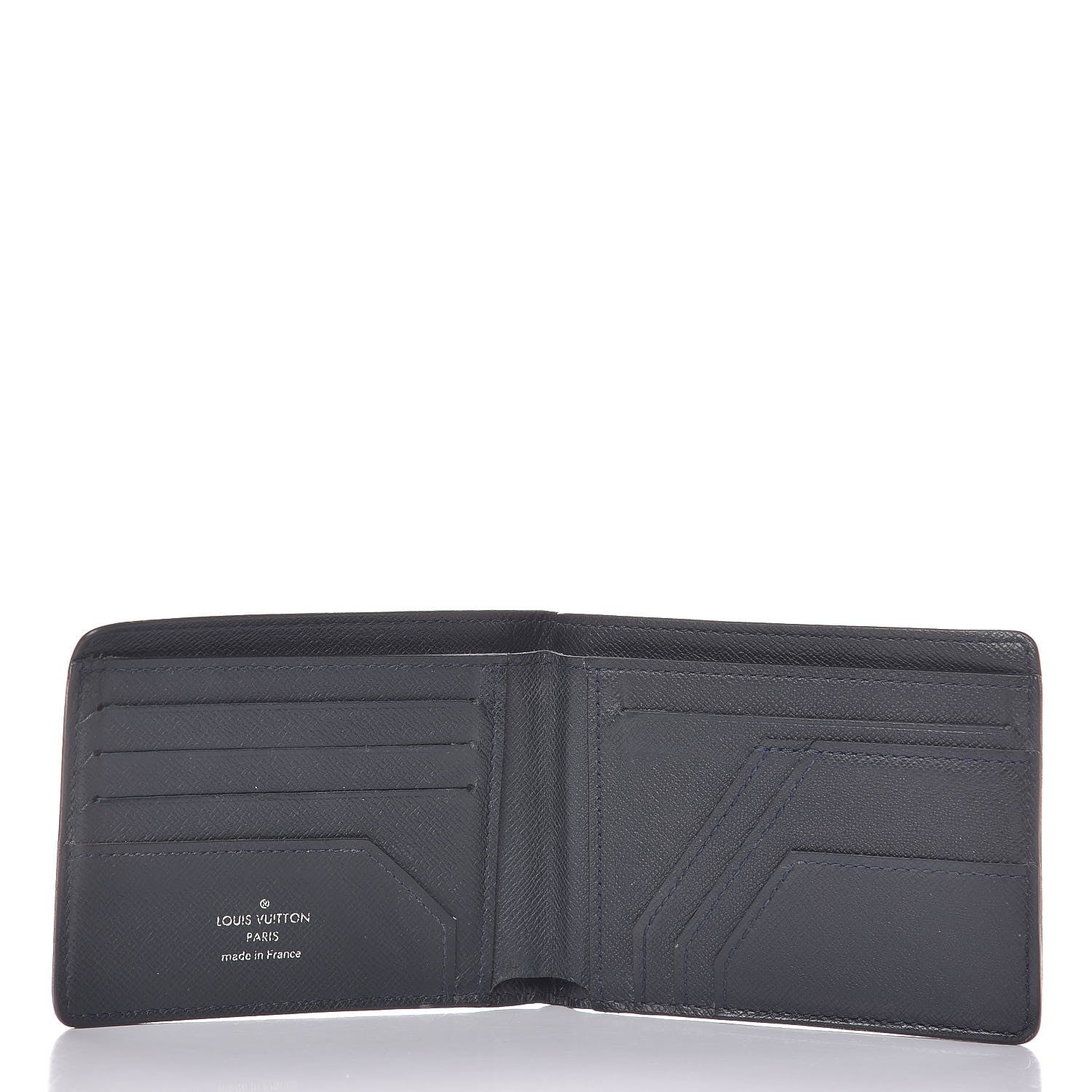 Louis Vuitton Taiga Compact Bi-Fold Wallet Boreal 5 of 9